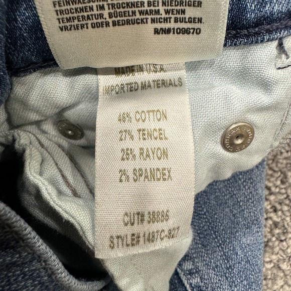 Citizens of Humanity Jeans Womens 26 Blue Rocket Crop High Rise Skinny Denim - Picture 11 of 11